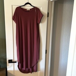 High low maternity or non maternity knit dress